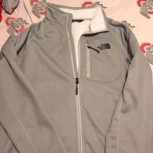 Men's Grey North Face Jacket. Size Large .